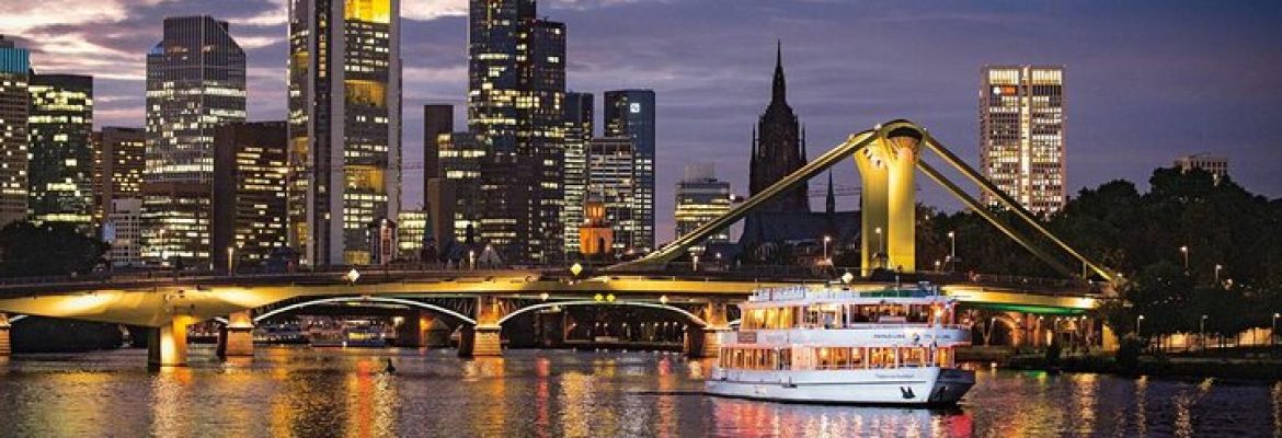 Frankfurt Nighttime Cruise on the River Main